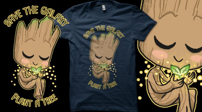 Baby Groot t-shirt design