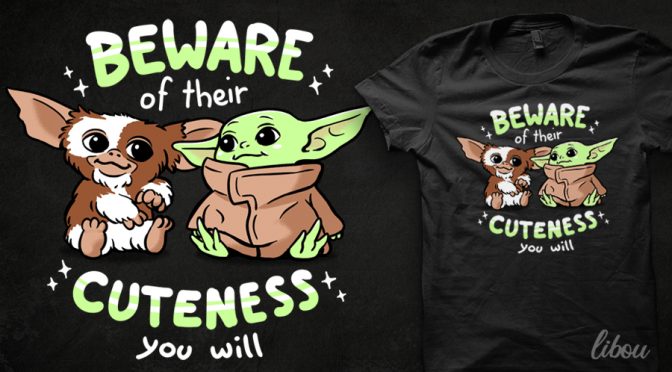 Baby Yoda and Gizmo T shirt design