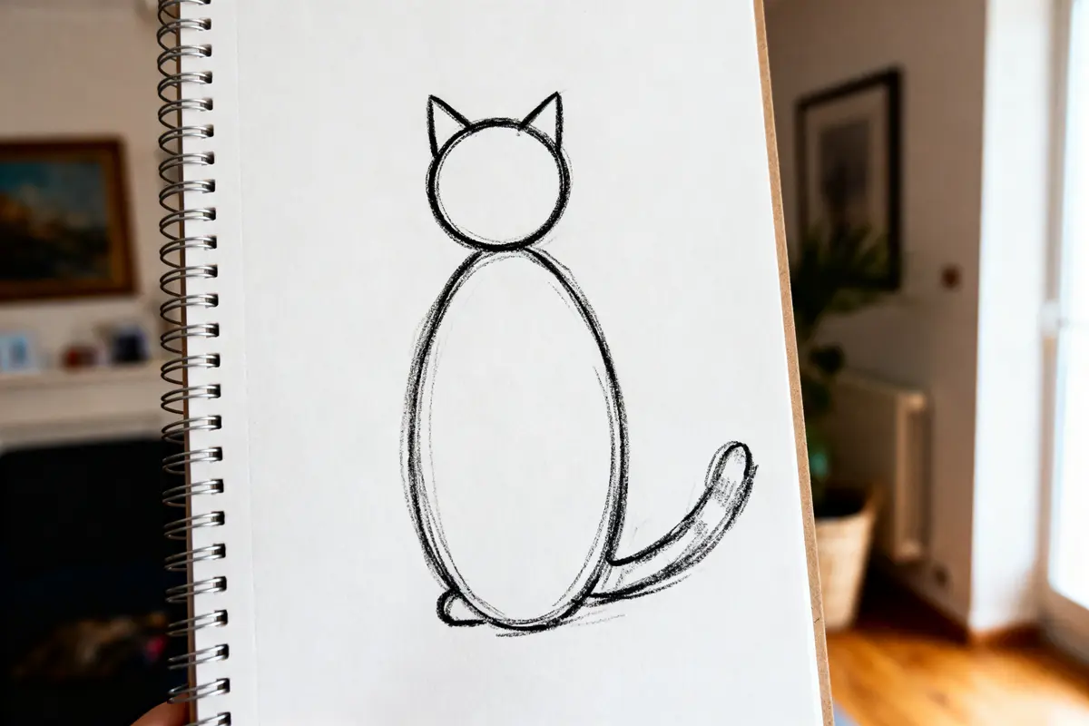 Croquis de chat : 170 idées et tutoriels faciles à essayer