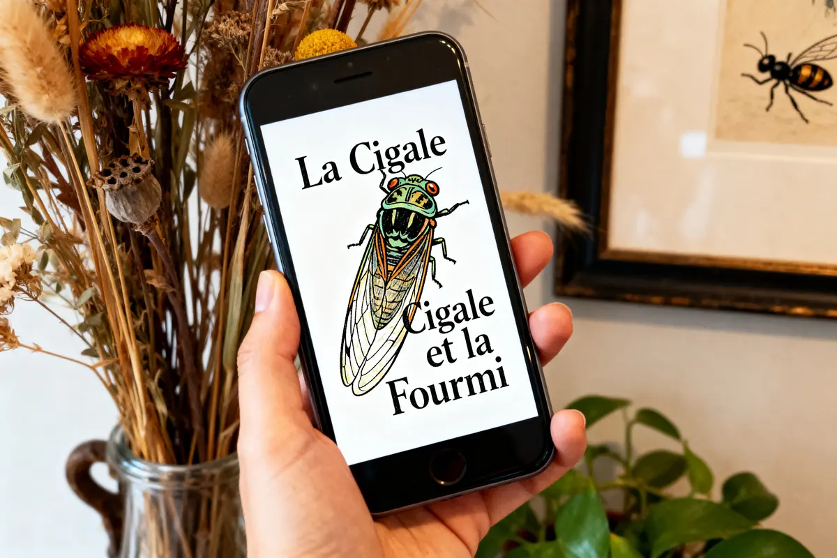 Dessin de la fable La Cigale et la Fourmi : Illustrations à découvrir !