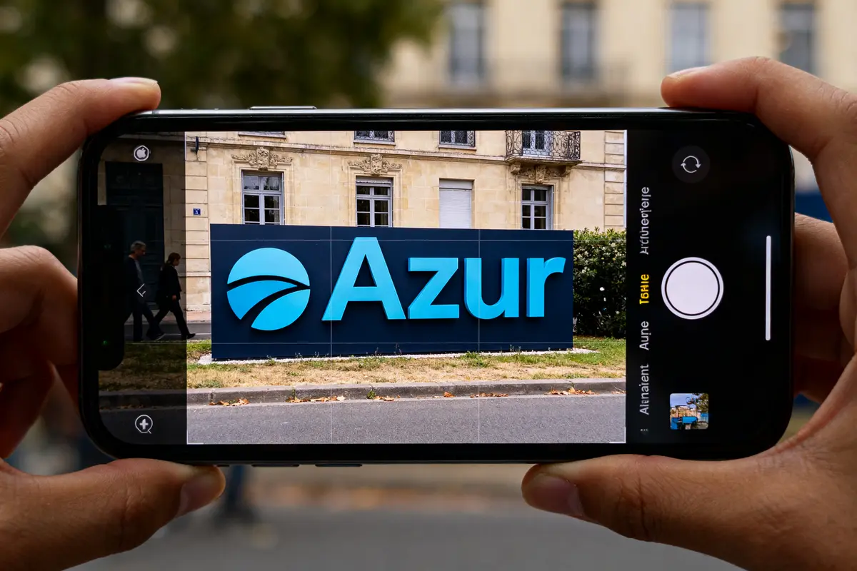 Azur logo : signification, styles et icônes officiels